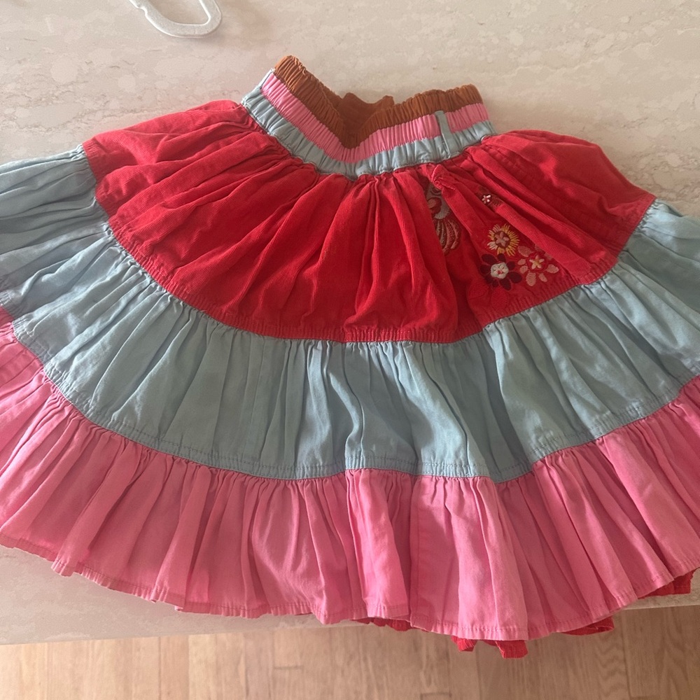 Oilily Tiered layered Skirt sz 6